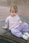 Lavender Stripe- Long Sleeve