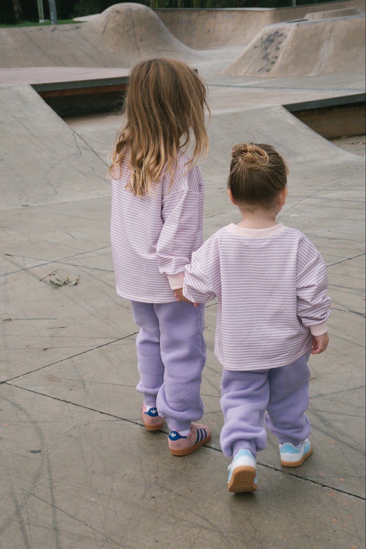 Lavender Stripe- Long Sleeve