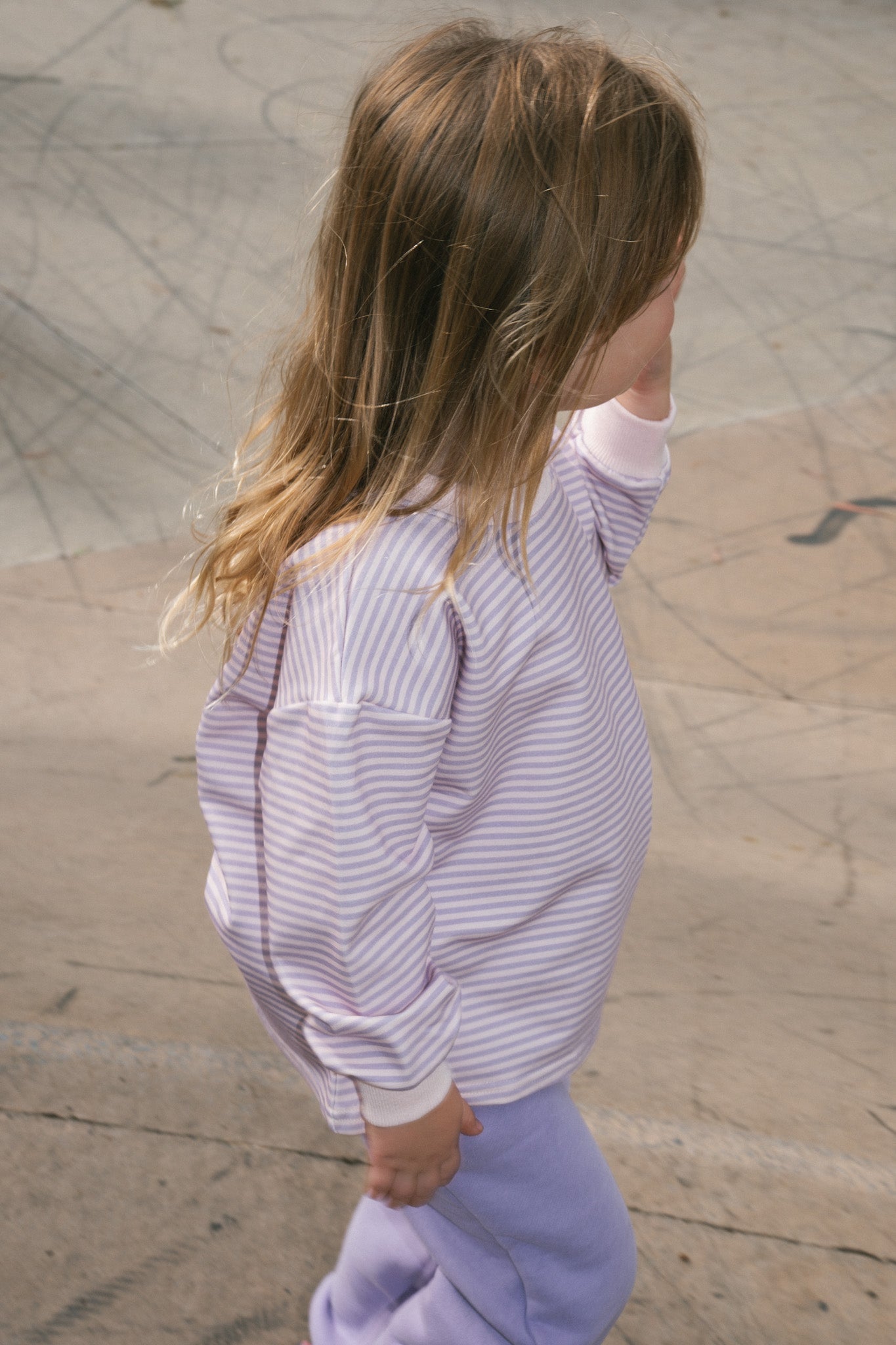 Lavender Stripe- Long Sleeve