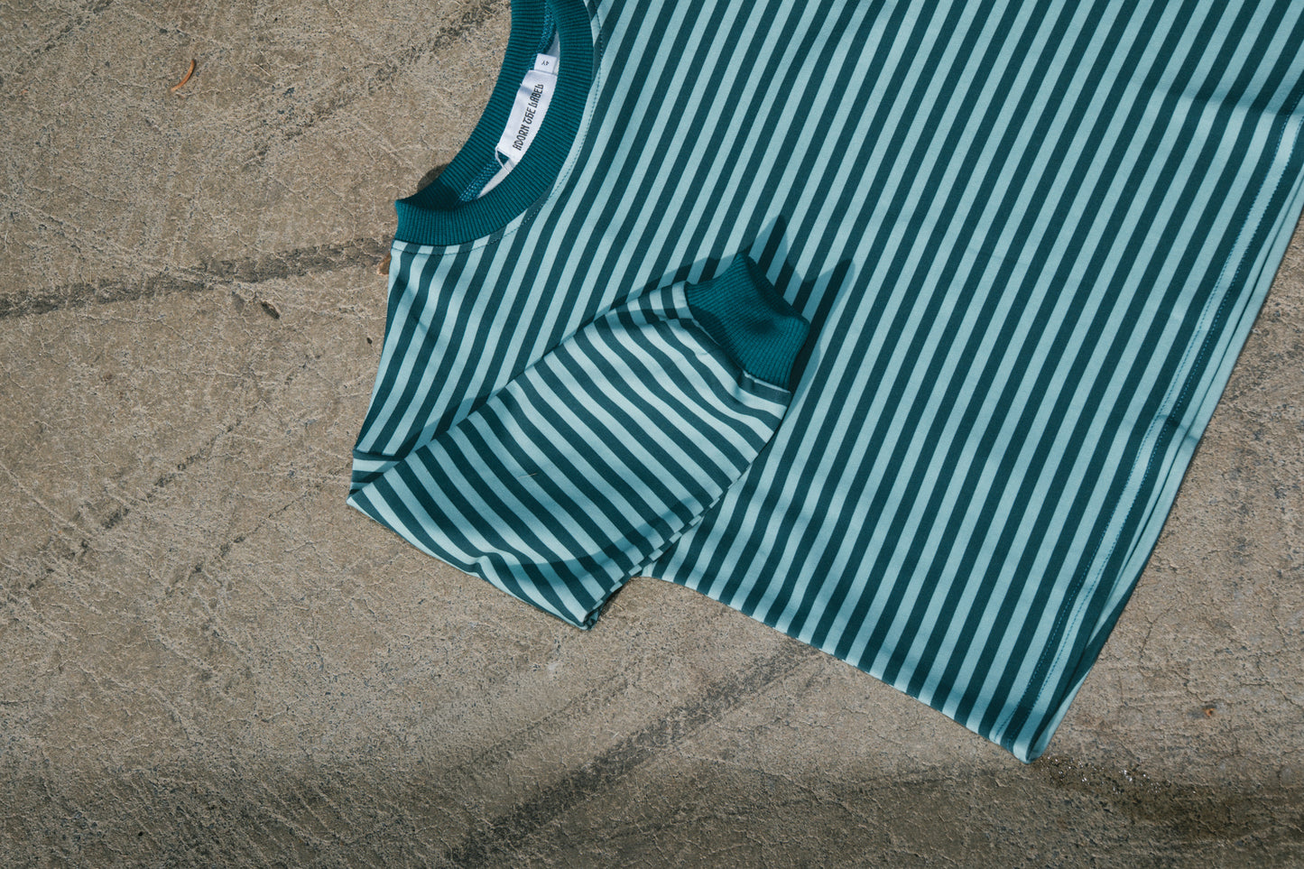 Teal Stripe- Long Sleeve