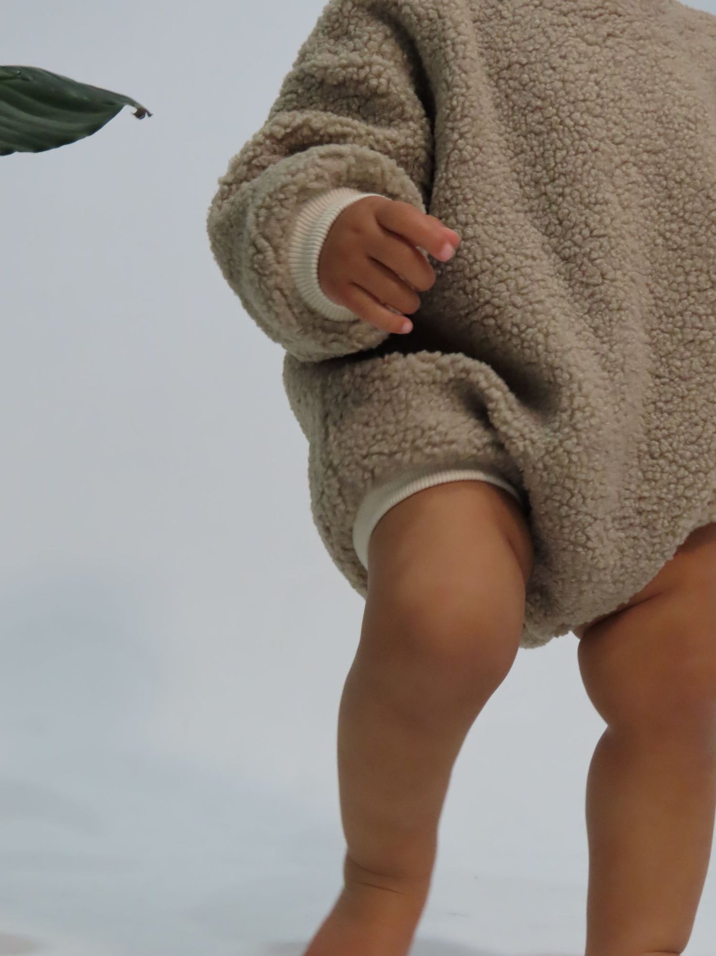 Sherpa Fleece Bubble Romper