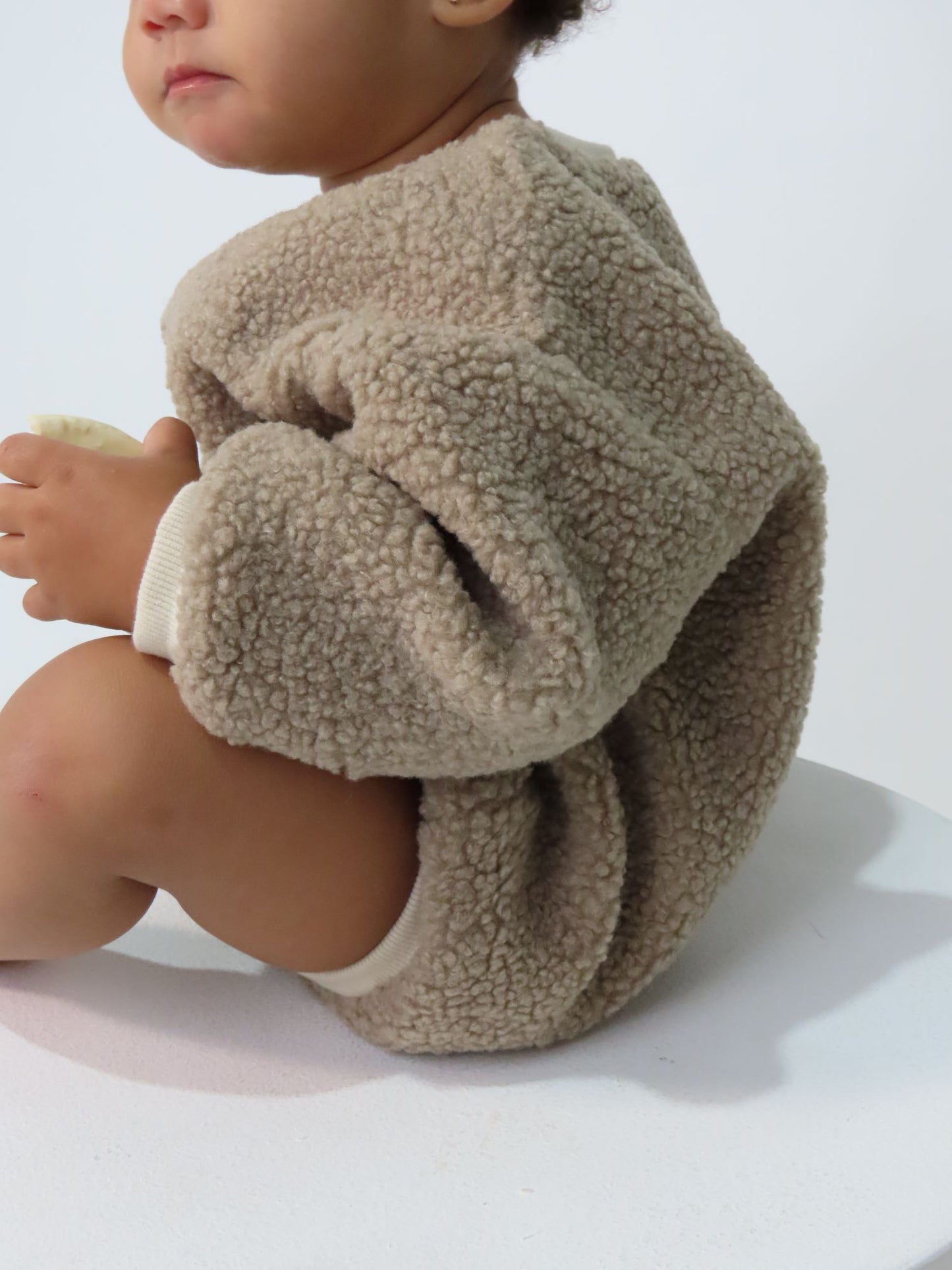 Sherpa Fleece Bubble Romper